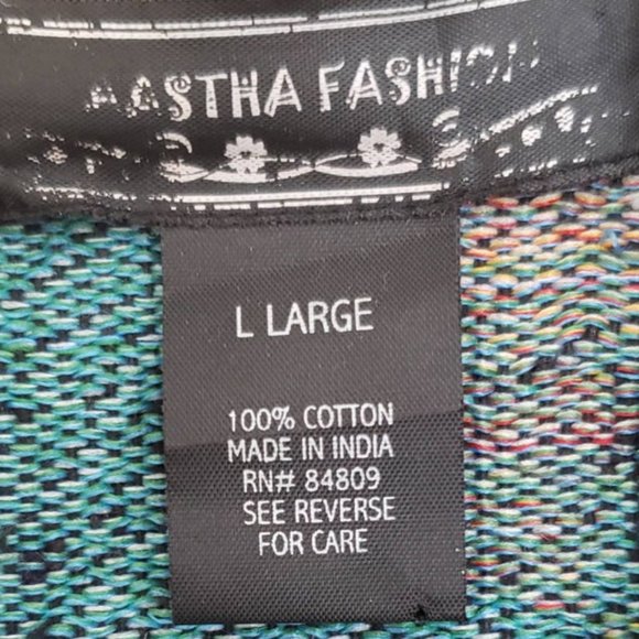 Women's Vintage Needlepoint Jacket | Botanical | L - Picture 6 of 8